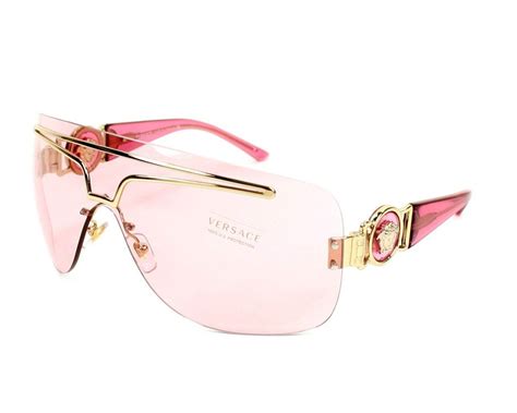 versace pink gold sunglasses|Versace sunglasses with rhinestones.